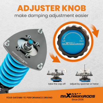 24 Level Damper Coilovers Lowering Shocks Kit compatible for Subaru Impreza 08-14 WRX Lowering Kit