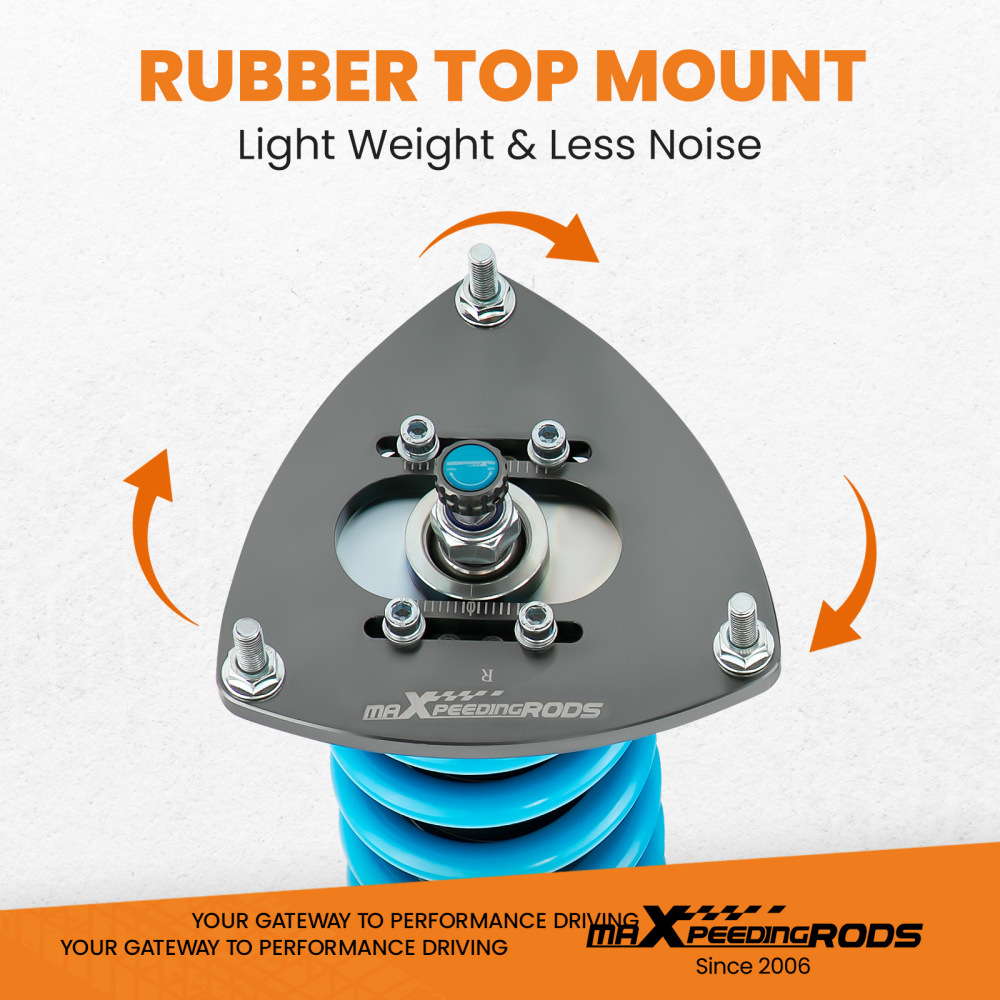 Kit Assetto a Ghiera Ammortizzatori compatibile per Subaru Impreza G3, GH, GR 2008-2014