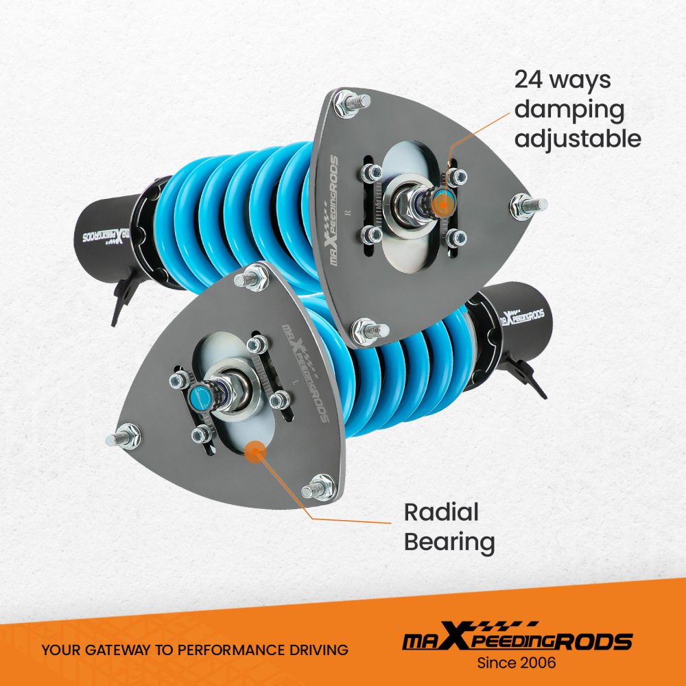 Kit Assetto a Ghiera Ammortizzatori compatibile per Subaru Impreza G3, GH, GR 2008-2014