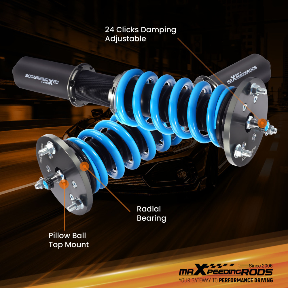 MaXpeedingrods T6 Coilovers Shocks Struts Kit For Lexus IS250 / IS350 AWD 14-16 Lowering Kit