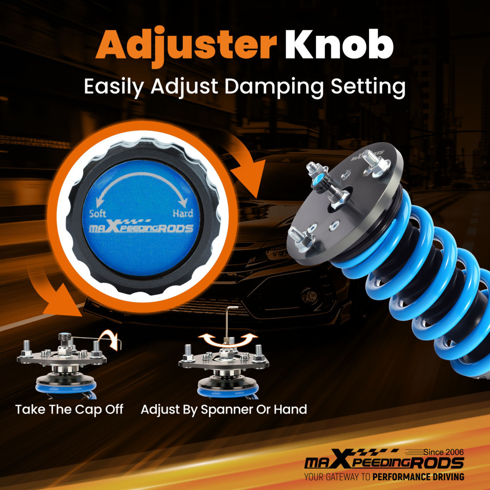 MaXpeedingrods T6 Coilovers Shocks Struts Kit For Lexus IS250 / IS350 AWD 14-16 Lowering Kit