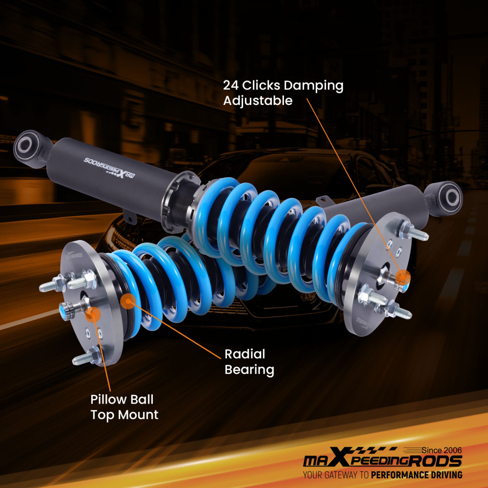 MaXpeedingrods T6 Coilover Suspension Kit For Lexus IS250 IS350 IS200T RWD 14-16 Lowering Kit