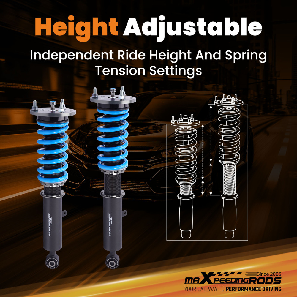 MaXpeedingrods T6 Coilover Suspension Kit For Lexus IS250 IS350 IS200T RWD 14-16 Lowering Kit