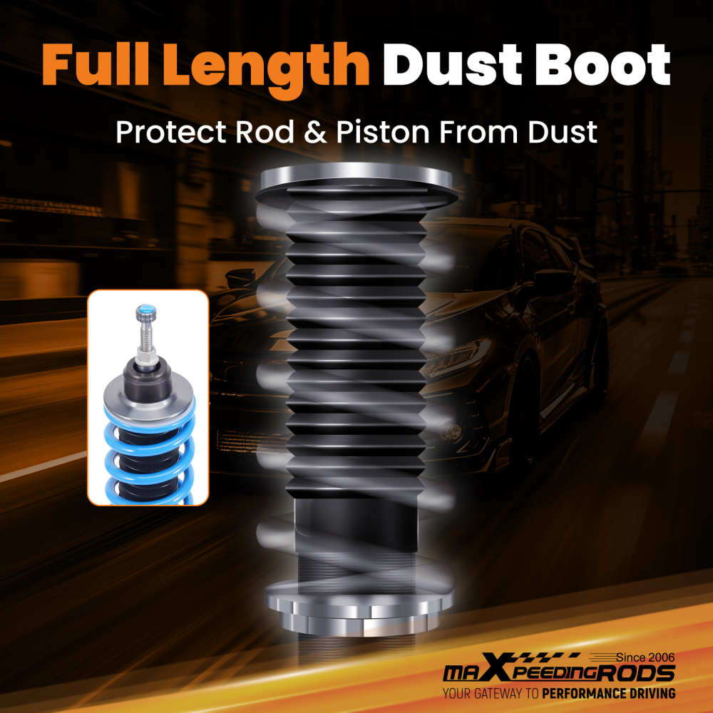 T6 Series Coilover 24 Ways Damper Adjustable compatible for HONDA JAZZ GD1 GD3 2002-2008