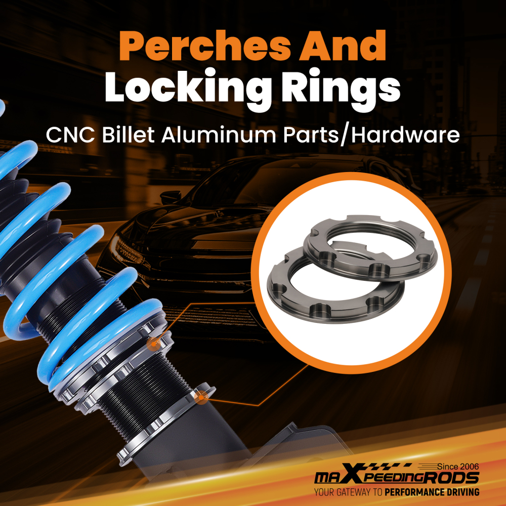 T6 Series Coilover 24 Ways Damper Adjustable compatible for HONDA JAZZ GD1 GD3 2002-2008