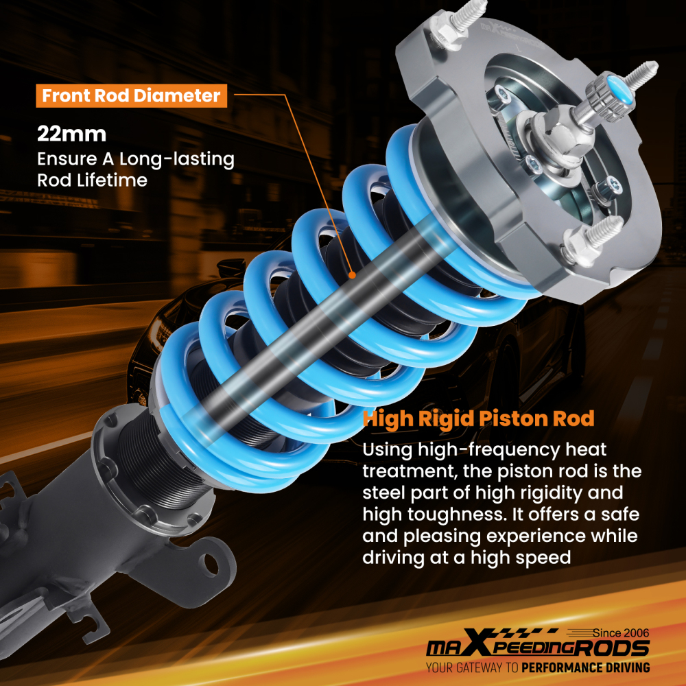 MaXpeedingrods T6 COILOVERS Lowering Kit compatible for Nissan Juke (F15) 2011-2017