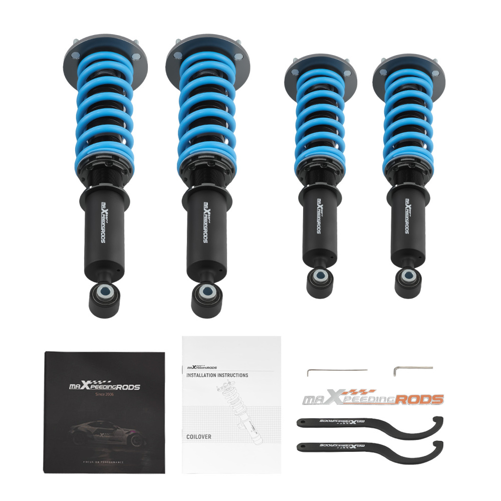 Height and Damper Adjustable Coilovers Compatible for Lexus LS400 XF10 1990-1994 T6 Advanced Series Coilover  Lowering Kit