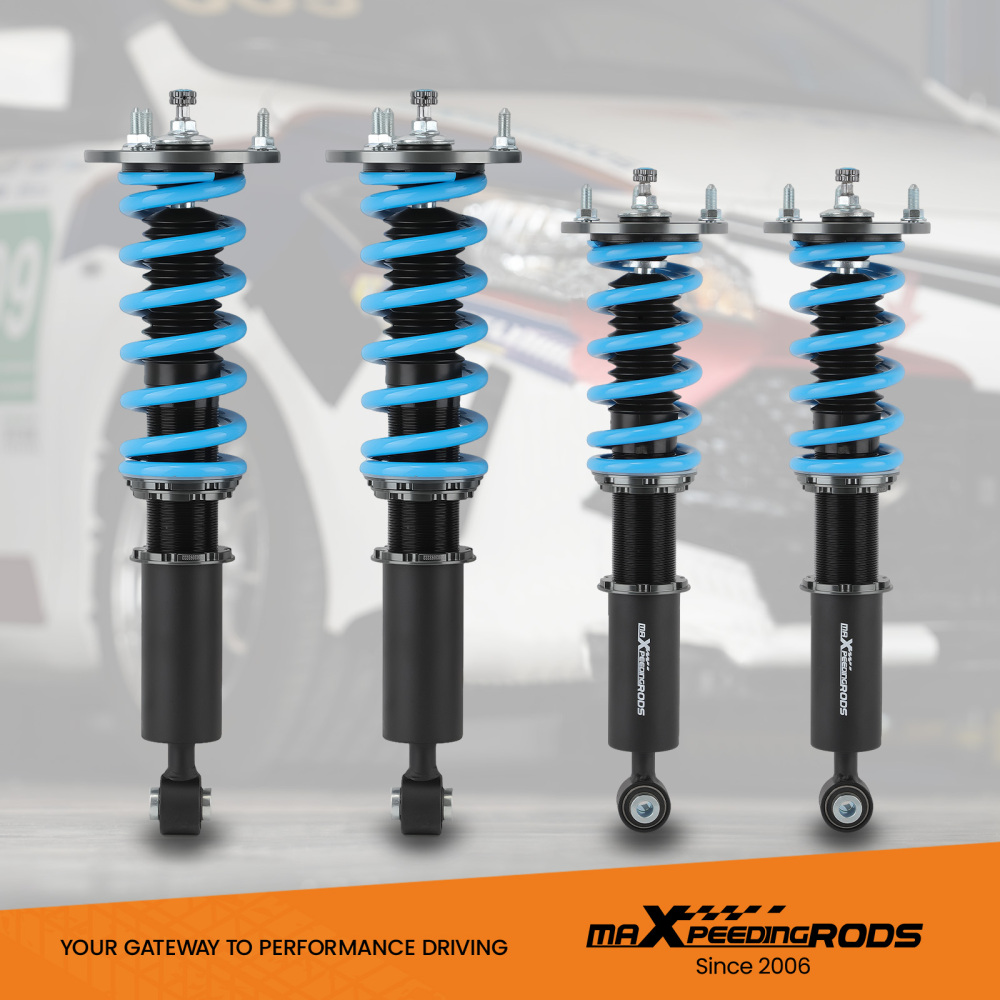 Height and Damper Adjustable Coilovers Compatible for Lexus LS400 XF10 1990-1994 T6 Advanced Series Coilover  Lowering Kit