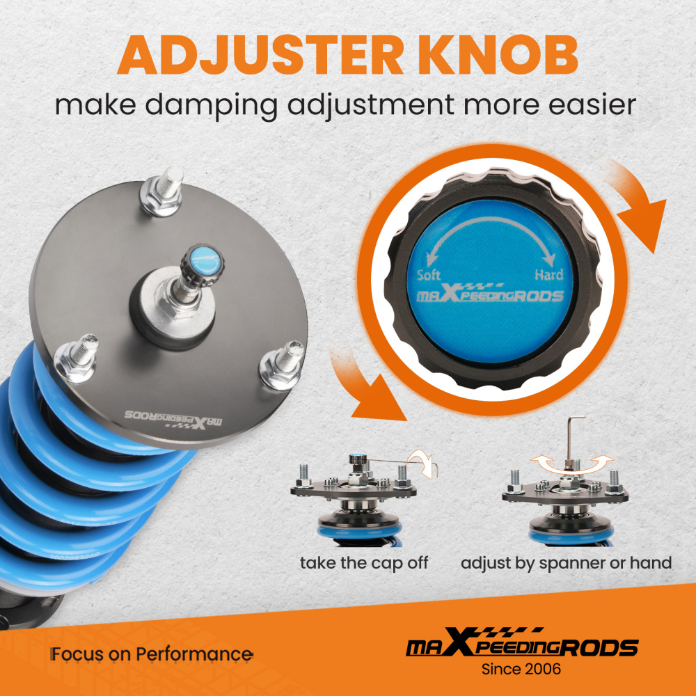 maXpeedingrods COT6 Coilovers Damper Adjustable compatible for LEXUS LS430 2001-2006 UCF30 lowering kit