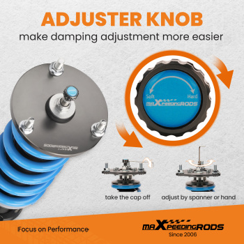 maXpeedingrods COT6 Coilovers Damper Adjustable compatible for LEXUS LS430 2001-2006 UCF30 lowering kit