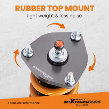 Compatible for Lexus LS460 2007-2016 RWD MaXpeedingrods Coilovers 24 Way Adjustable Struts Lowering Kit