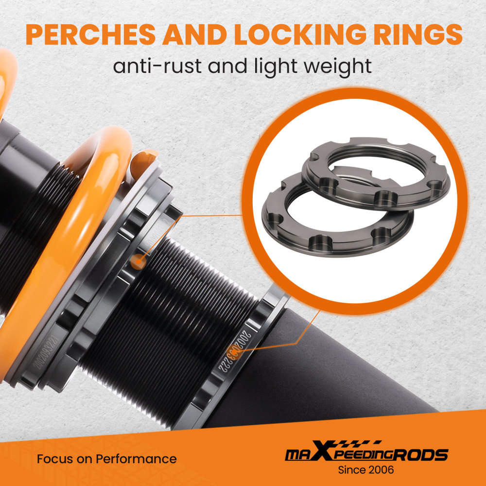 Compatible for Lexus LS460 2007-2016 RWD MaXpeedingrods Coilovers 24 Way Adjustable Struts Lowering Kit