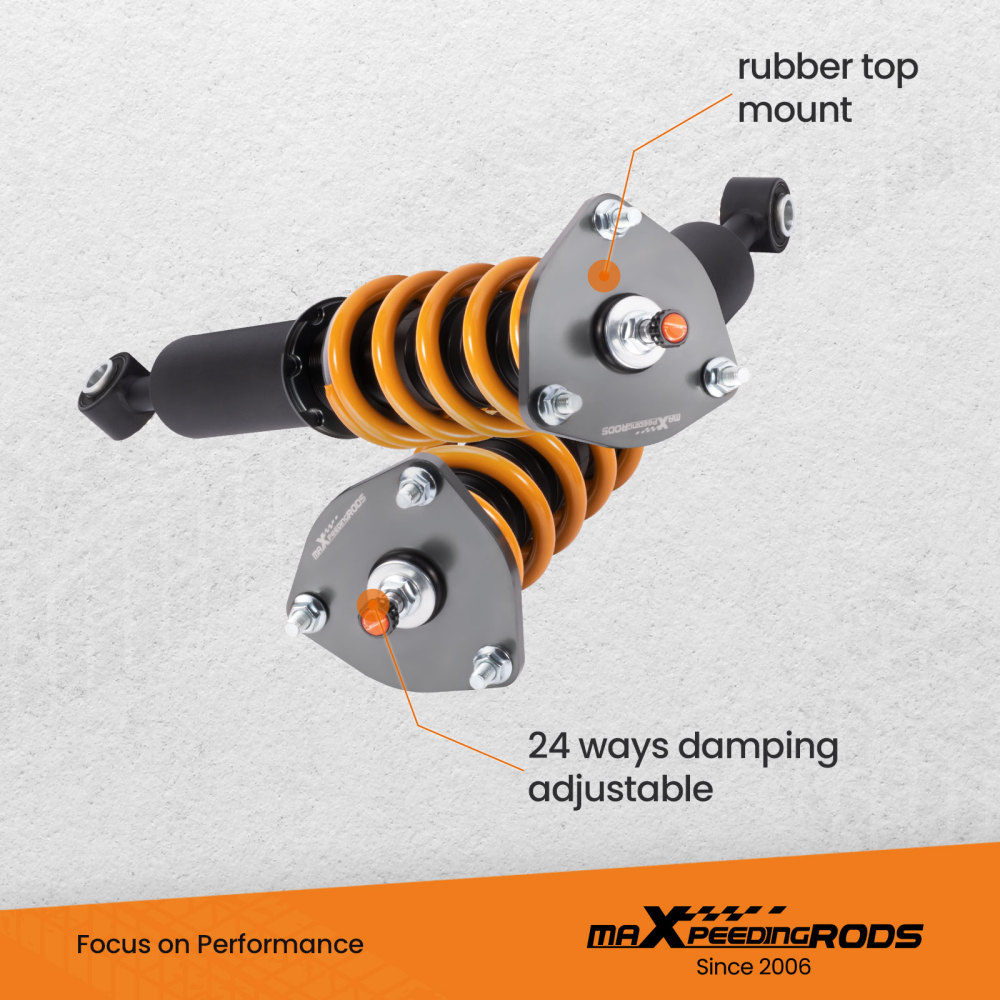 Compatible for Lexus LS460 2007-2016 RWD MaXpeedingrods Coilovers 24 Way Adjustable Struts Lowering Kit