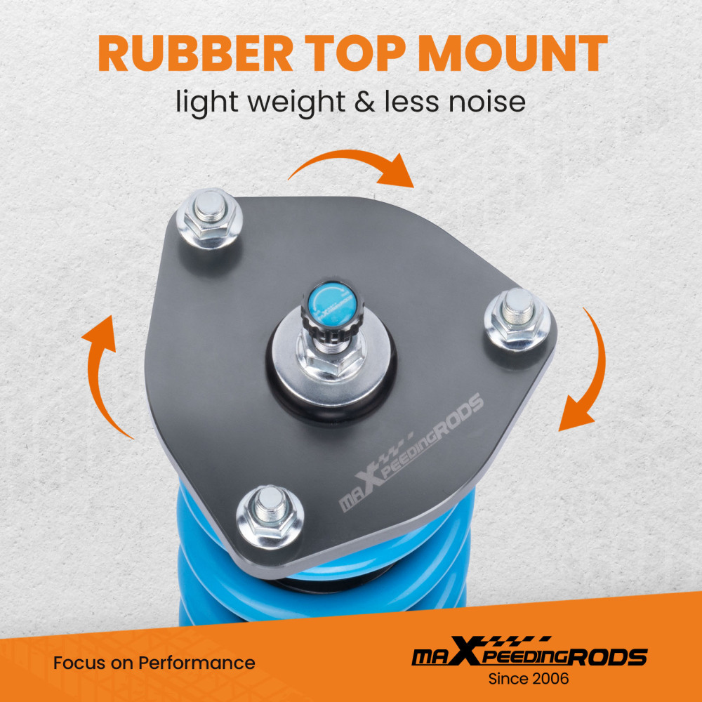 MaXpeedingrods Coilover Damper Suspension Shock+Spring compatible for Lexus LS460 07-16 RWD lowering kit