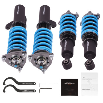 24 ways dampening adjustable Coilovers Suspension Kit Compatible for Mitsubishi Lancer and Ralliart (CY2A/CZ4A) 2008-2016 Lowering Kit