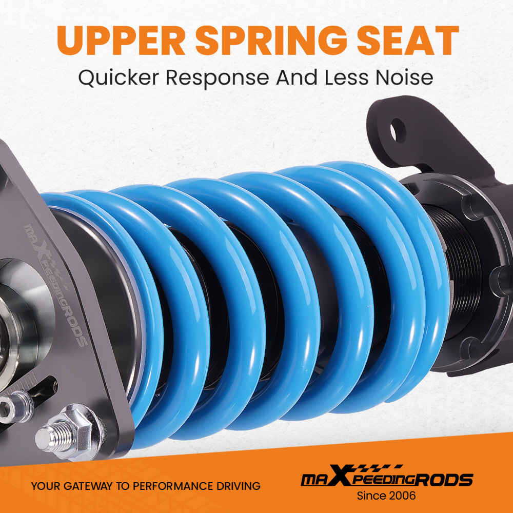 24 ways dampening adjustable Coilovers Suspension Kit Compatible for Mitsubishi Lancer and Ralliart (CY2A/CZ4A) 2008-2016 Lowering Kit