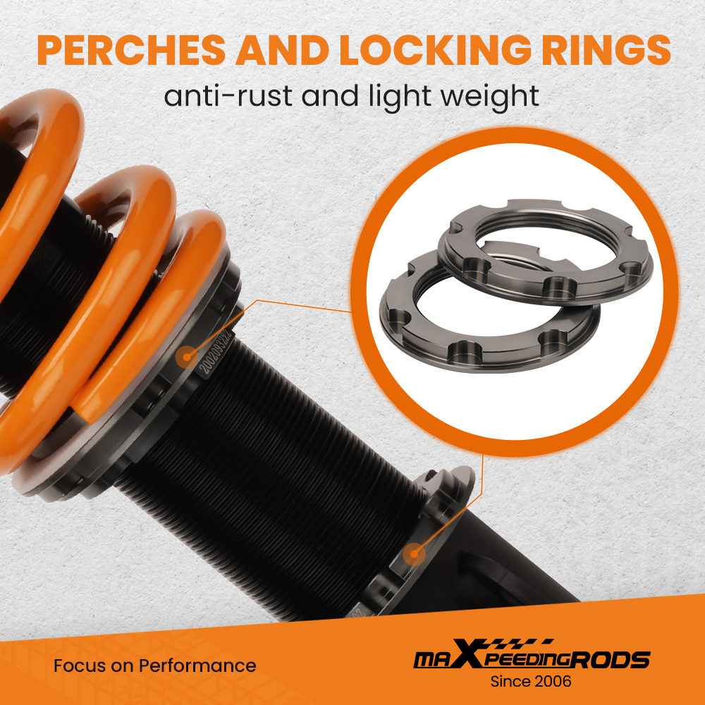 MaXpeedingrods T6 Coilovers Strut Lowering Kit compatible for Subaru Legacy 2000-2004 Sedan