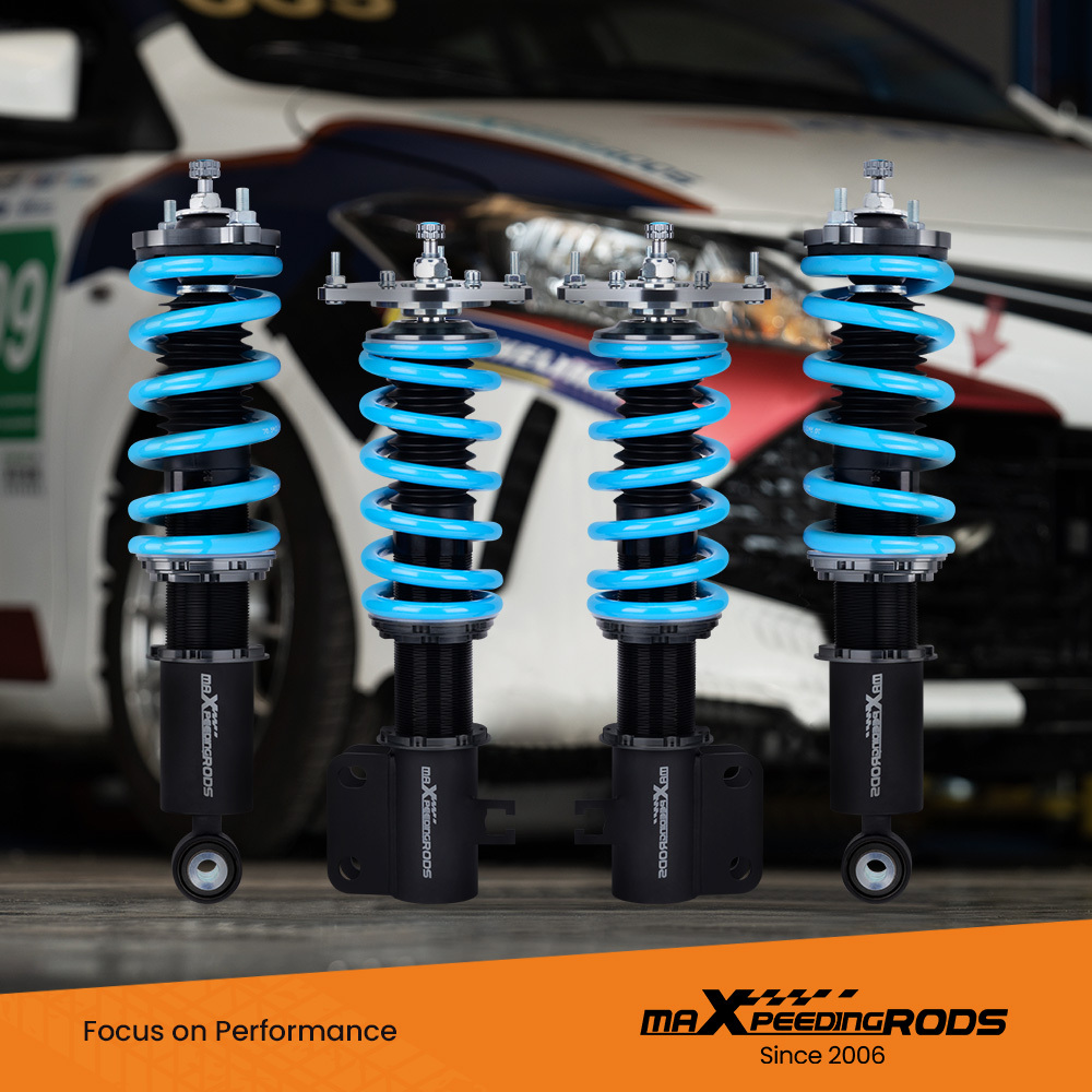 maXpeedingrods 24 Ways Adj. Damper Coilover compatible for Subaru Legacy Sedan BE BH 98-04 Lowering Kit