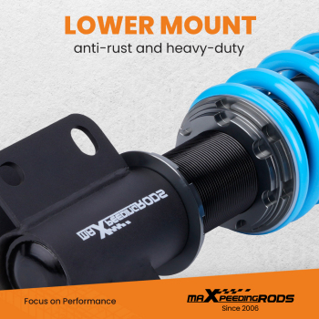maXpeedingrods 24 Ways Adj. Damper Coilover compatible for Subaru Legacy Sedan BE BH 98-04 Lowering Kit