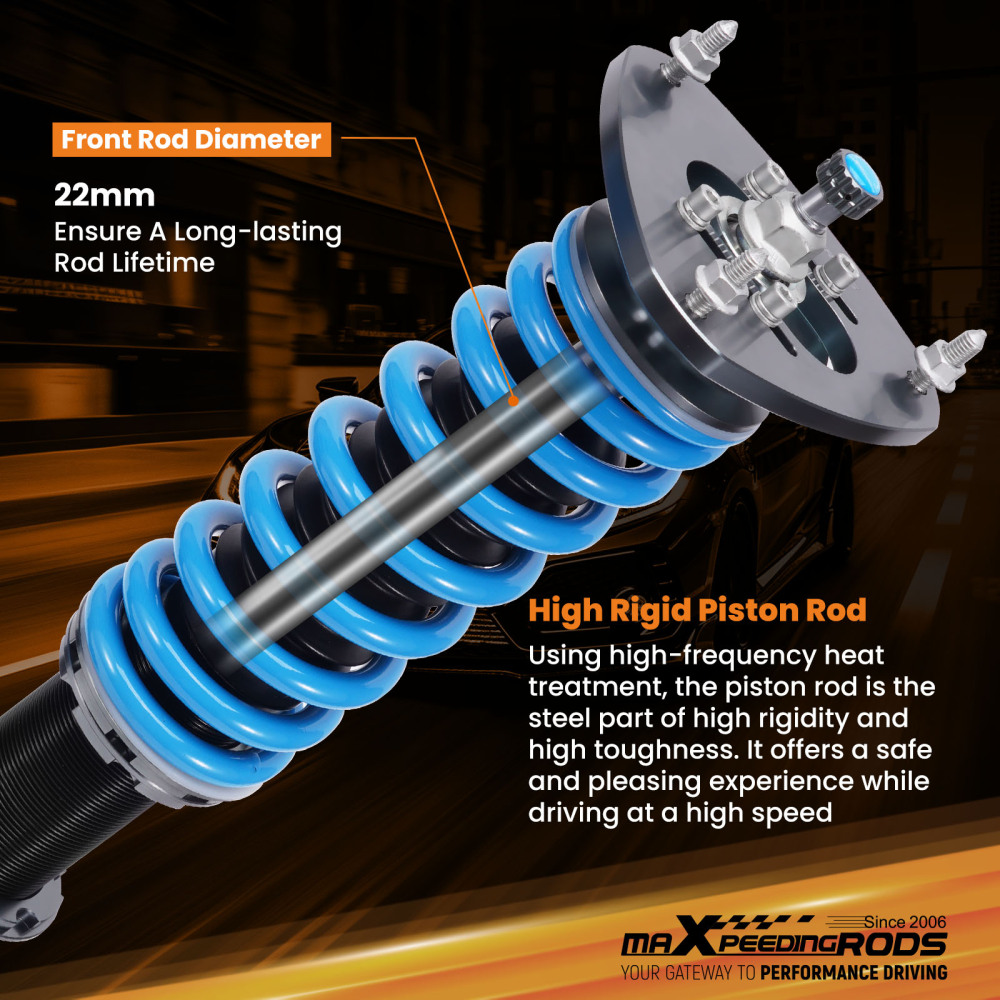 MaXpeedingrods Adjustable Coilovers Lowering Kit compatible for Subaru Legacy 2010-2014