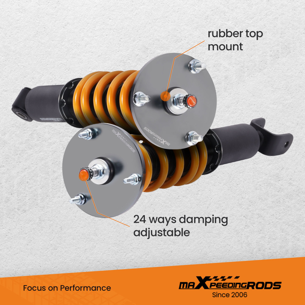 Amortisseur Reglable combinés filetés compatible pour Lexus SC300 SC400 1992-2000 Combinés Filetéskit d'abaissement