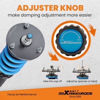 MaXpeedingrods 24 Way Damping Coilovers Kit compatible for Toyota Supra 93-02 Shocks Struts lowering kit