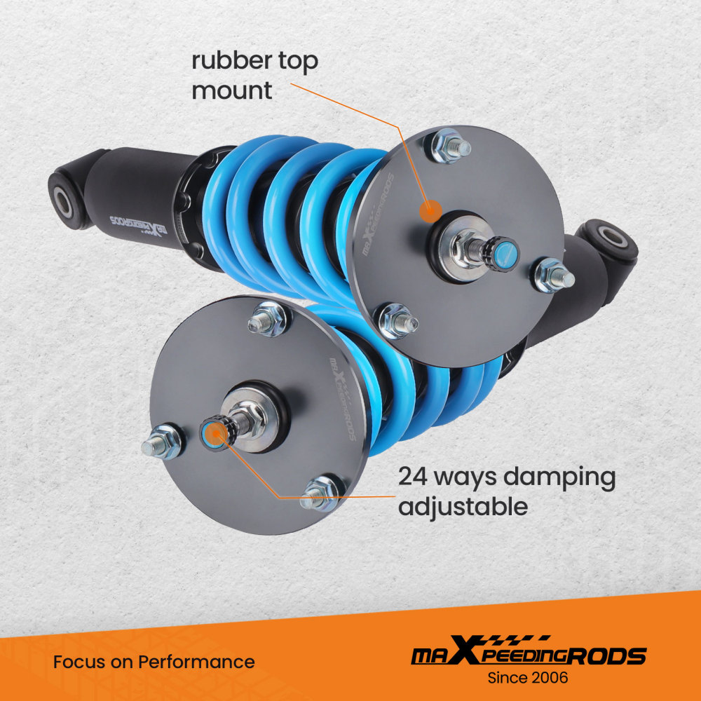 MaXpeedingrods 24 Way Damping Coilovers Kit compatible for Toyota Supra 93-02 Shocks Struts lowering kit