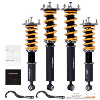 Maxpeedingrods Coilovers 24 Way Fully Adjustable compatible for Lexus LS400 90-94 XF10 lowering kit