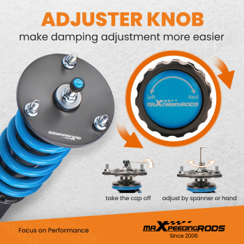 MaXpeedingrods Adjustable Coilovers Lowering Coils compatible for Lexus LS400 XF10 1990-94