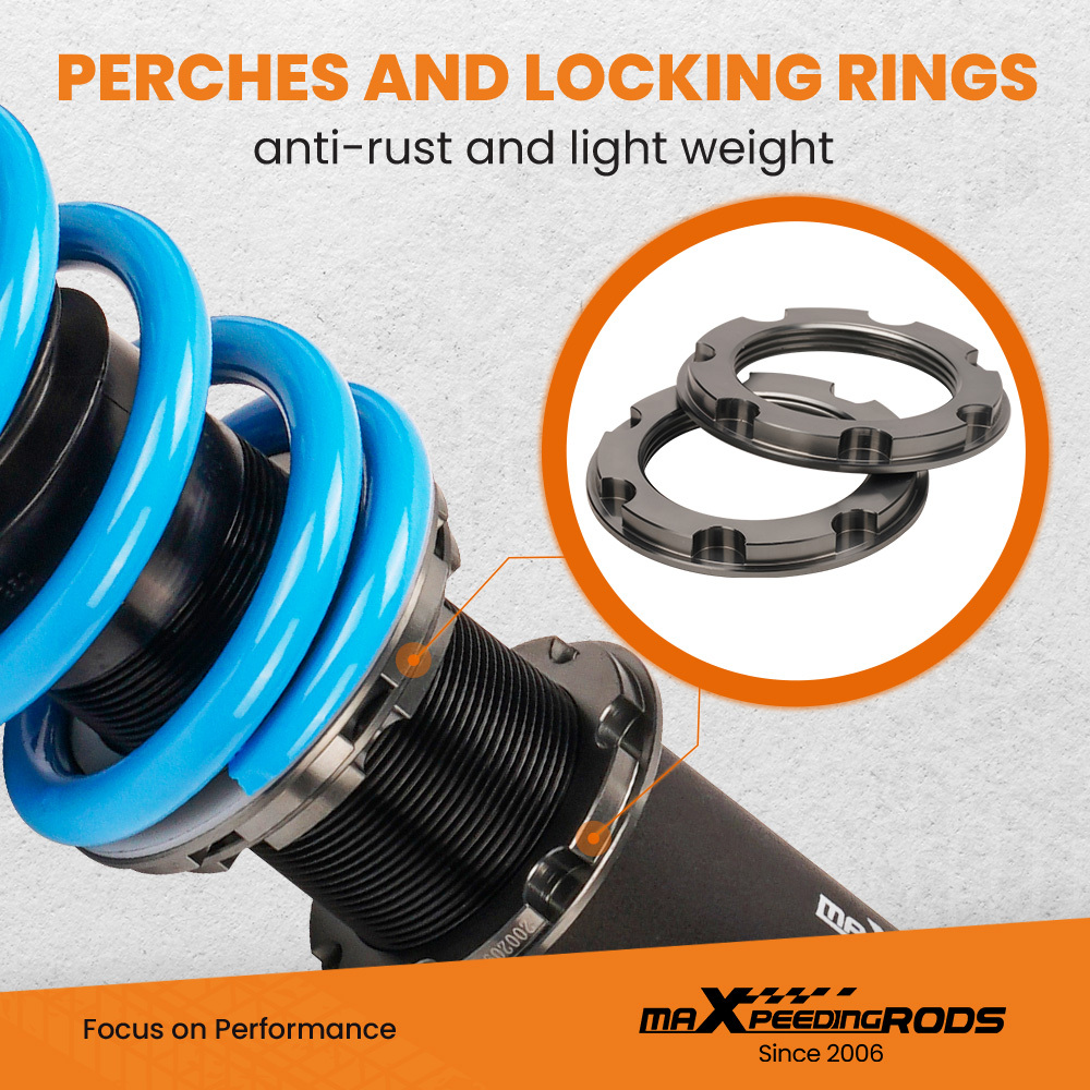 MaXpeedingrods Adjustable Coilovers Lowering Coils compatible for Lexus LS400 XF10 1990-94