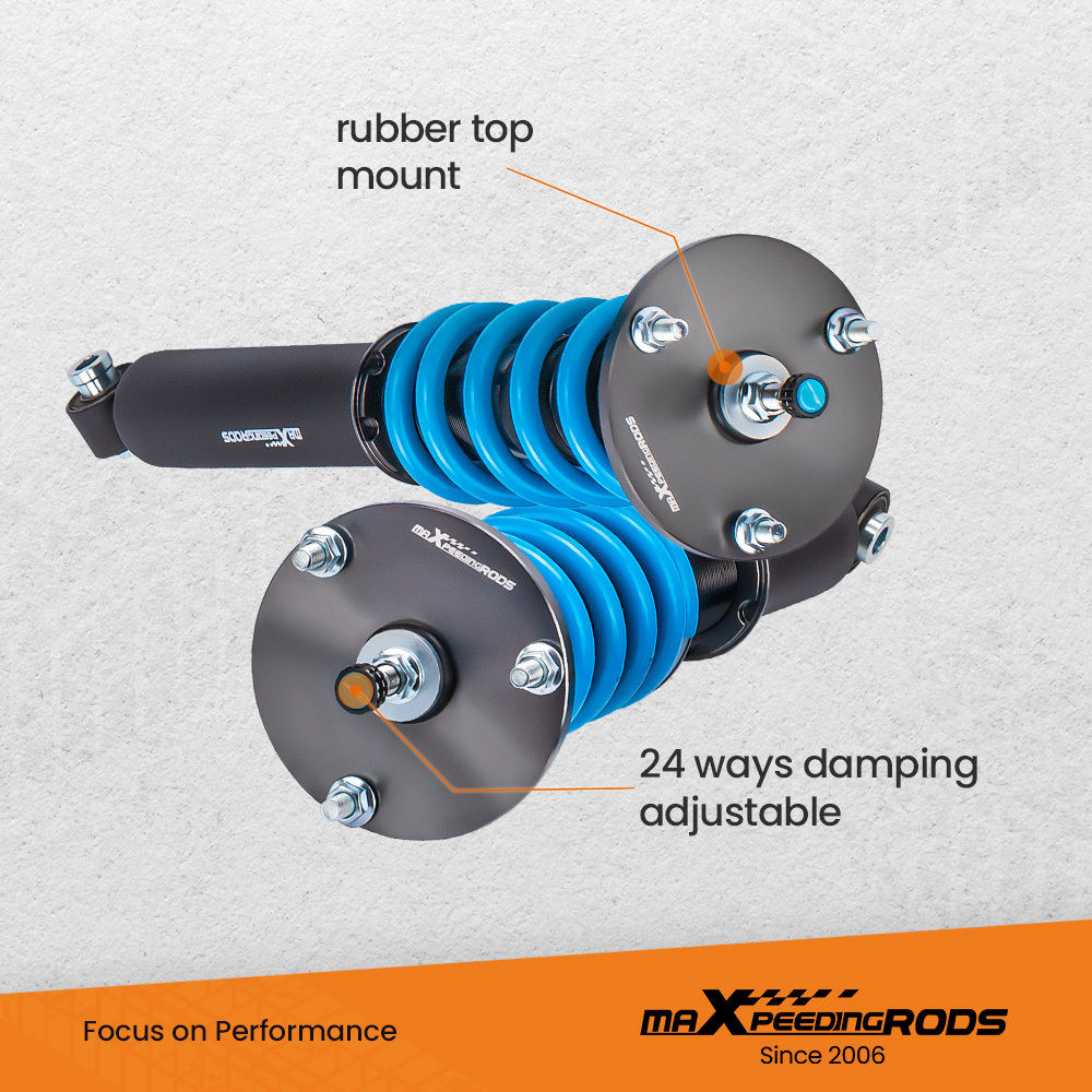 MaXpeedingrods Adjustable Coilovers Lowering Coils compatible for Lexus LS400 XF10 1990-94