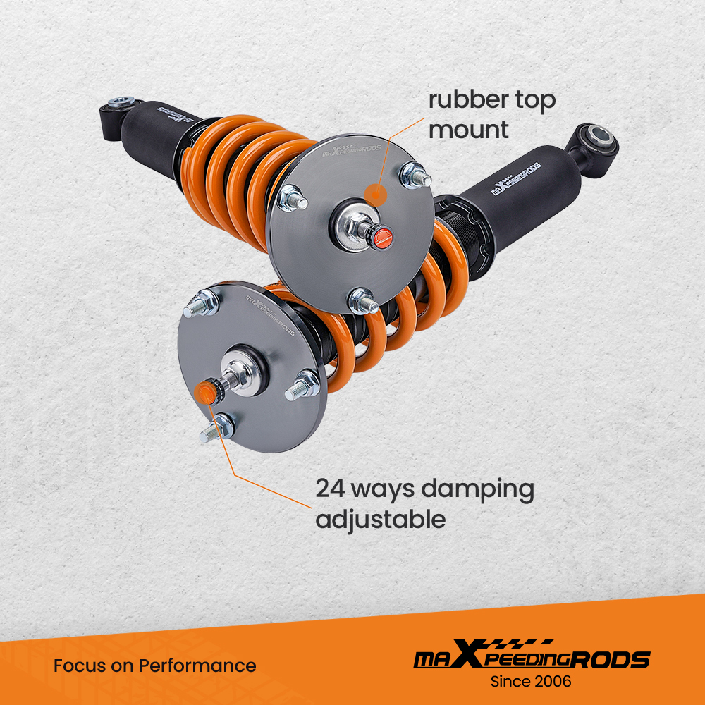 maXpeedingrods COT6 24 Levels Adjustable Coilovers compatible for Lexus LS430 01-06 UCF30 lowering kit