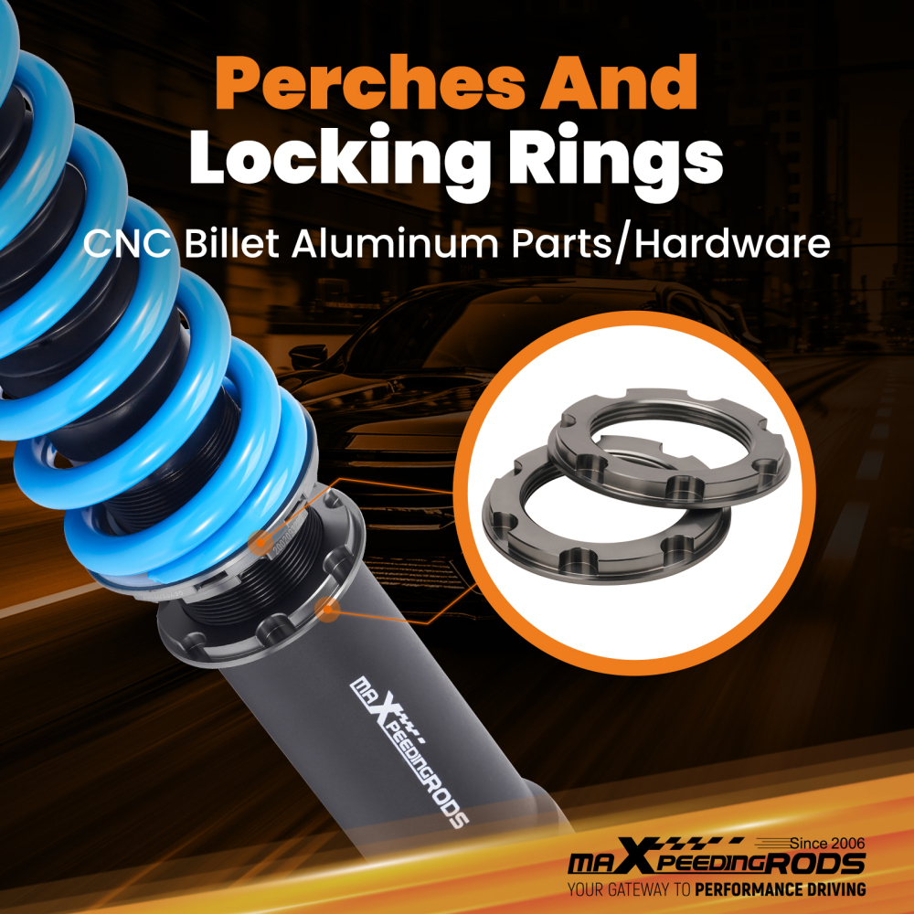 MaXpeedingrods COT6 Coilover 24 Level Dampers compatible for Infiniti G35 X AWD 2003-2008