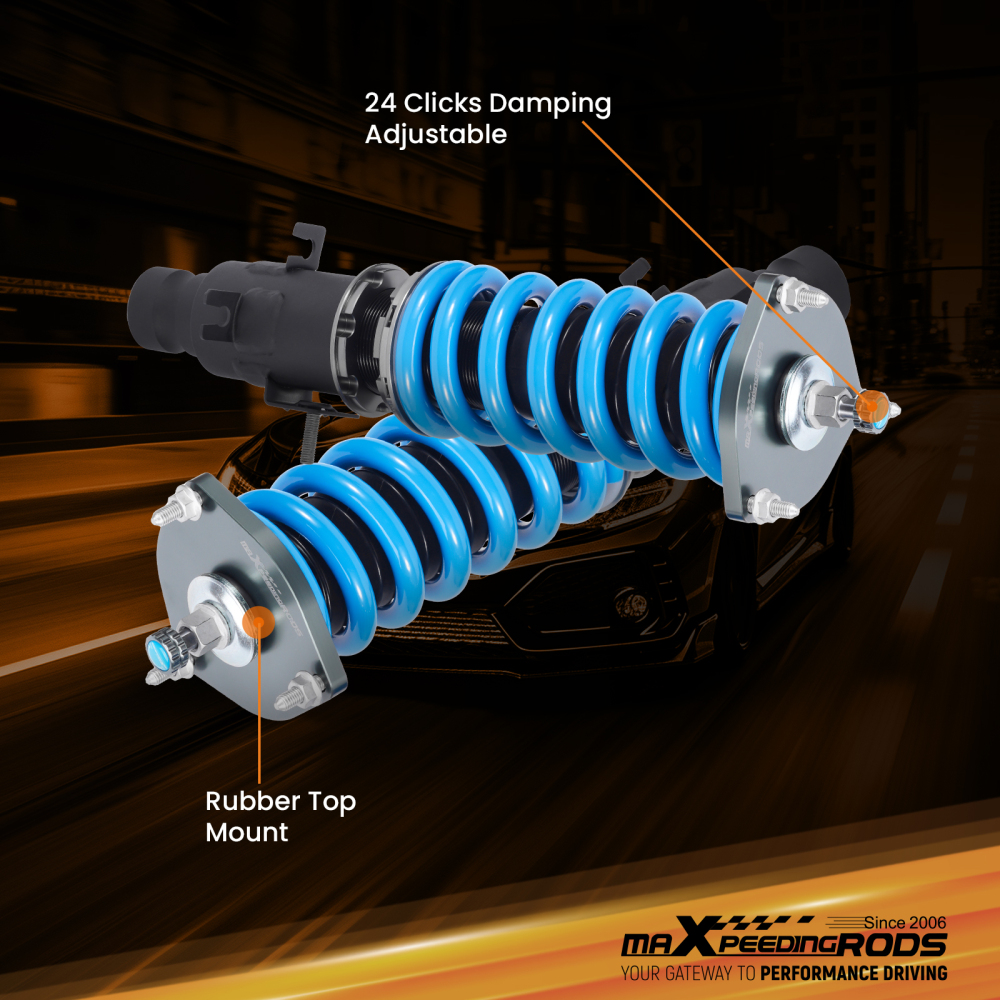 MaXpeedingrods COT6 Coilover 24 Level Dampers compatible for Infiniti G35 X AWD 2003-2008
