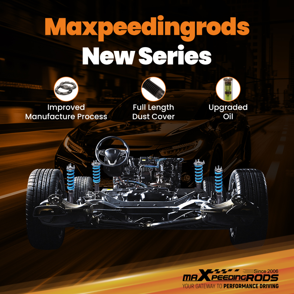 MaXpeedingrods COT6 Coilover 24 Level Dampers compatible for Infiniti G35 X AWD 2003-2008