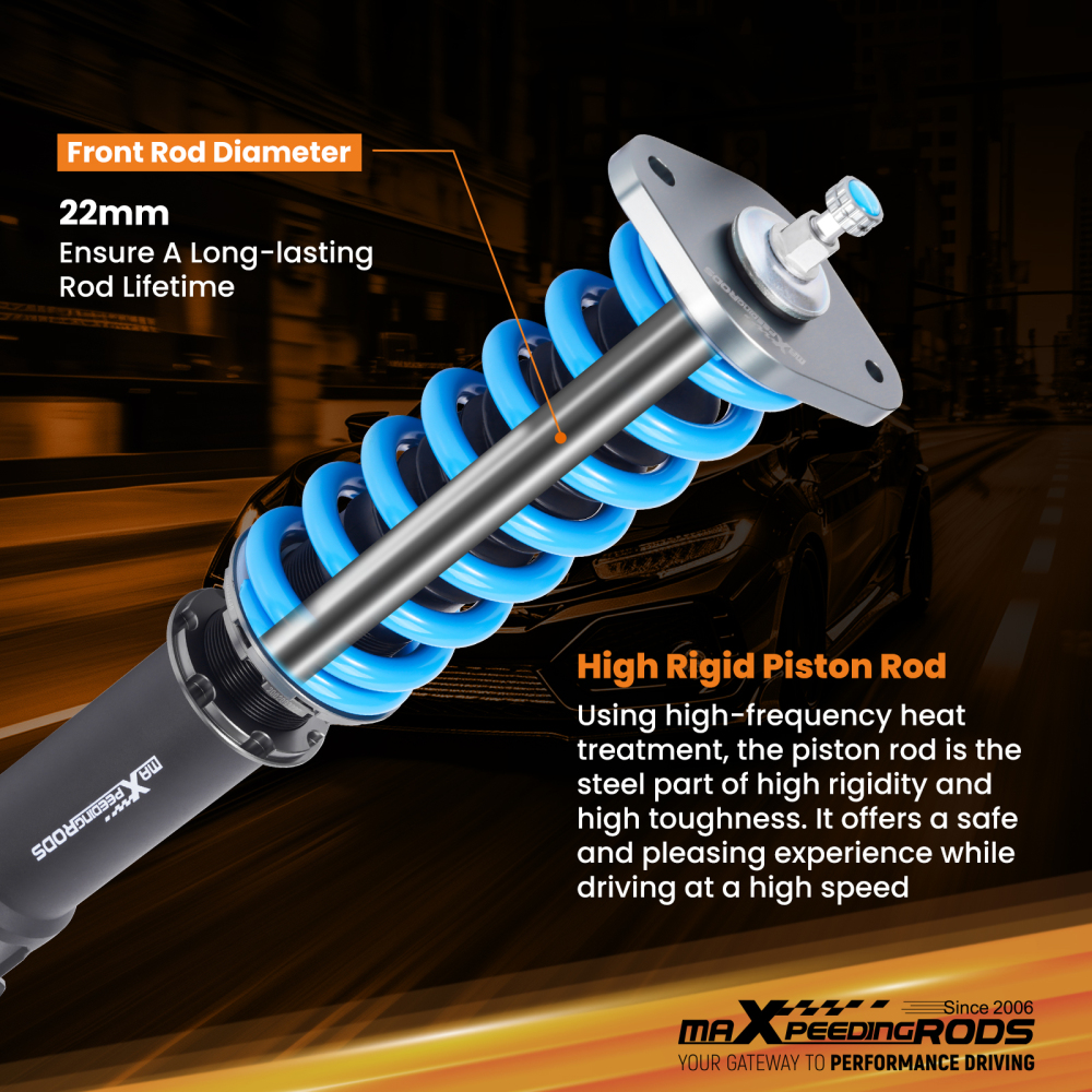 MaXpeedingrods COT6 Coilover 24 Level Dampers compatible for Infiniti G35 X AWD 2003-2008