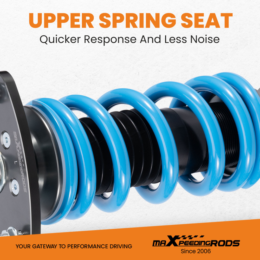 Coilover Lowering Kit compatible for Mazda 3 BK 04-09 24 Levels Rebound Damping Adjustable