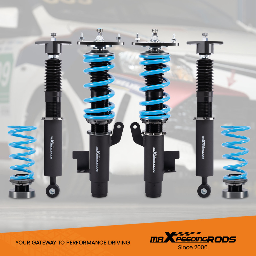 MaXpeedingrods Coilovers compatible for Mazda 3 2004-2013 Adjustable Height Shock Struts Lowering Kit