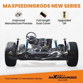 Coilover Lowering Kit compatible for Mazda 3 BK 04-09 24 Levels Rebound Damping Adjustable