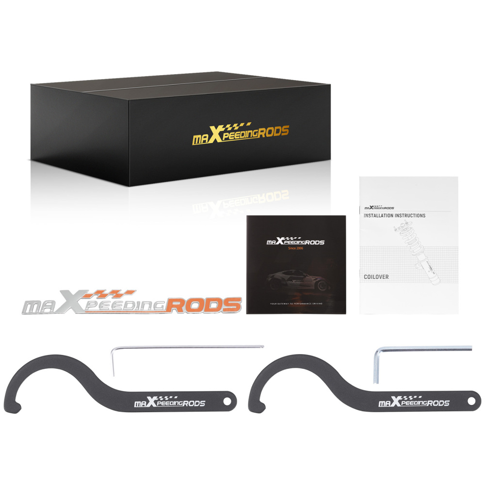 MaXpeedingrods T6 Coilovers 24 Way Damper Struts Kit compatible for Mazda 3 2019-2022 (BP)
