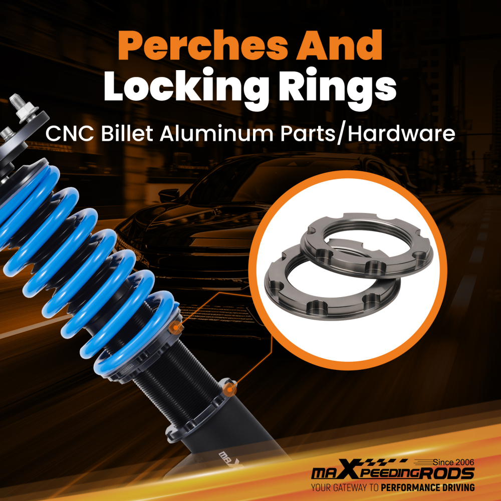 MaXpeedingrods T6 Coilovers 24 Way Damper Struts Kit compatible for Mazda 3 2019-2022 (BP)