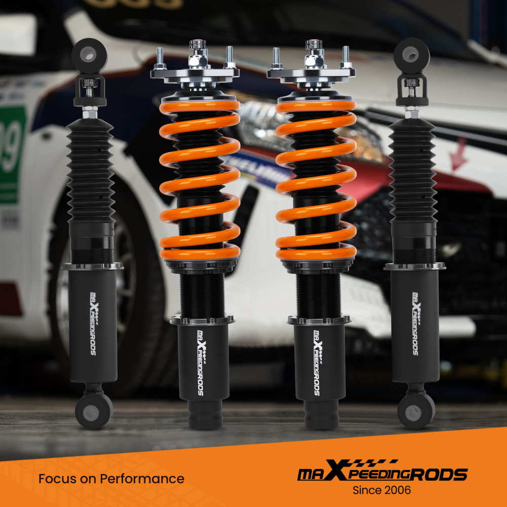 MaXpeedingrods COT6 24-Way Damper Adjustable Coilovers compatible for MAZDA 6 2003-2006 lowering kit