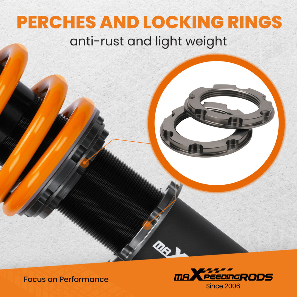 MaXpeedingrods COT6 24-Way Damper Adjustable Coilovers compatible for MAZDA 6 2003-2006 lowering kit