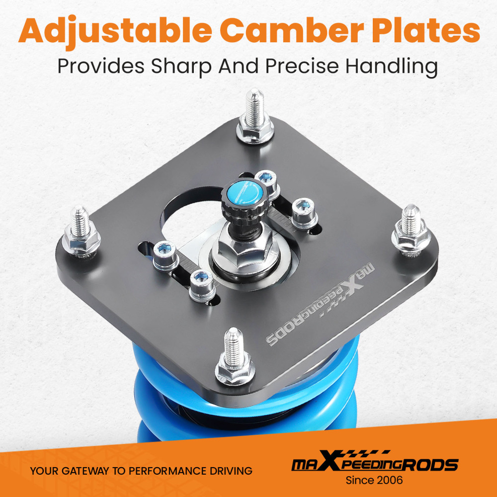 Coilover Struts compatible for Mazda RX7 FC FC3S 86-91 Coilovers 24 ways adjustable Damper Lowering Kit