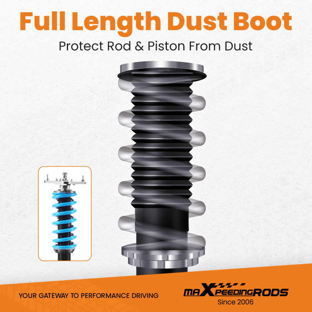 Coilover Struts compatible for Mazda RX7 FC FC3S 86-91 Coilovers 24 ways adjustable Damper Lowering Kit