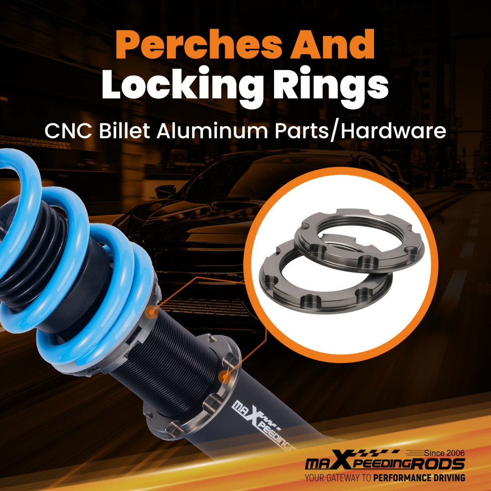 MaXpeedingrods T6 Coilovers Lowering Suspension compatible for Mazda MX-5 Miata NC 06-15