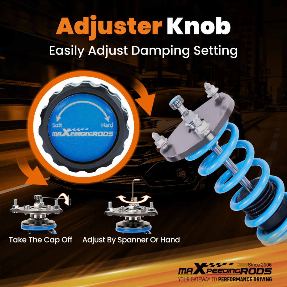 MaXpeedingrods T6 Coilovers Lowering Suspension compatible for Mazda MX-5 Miata NC 06-15