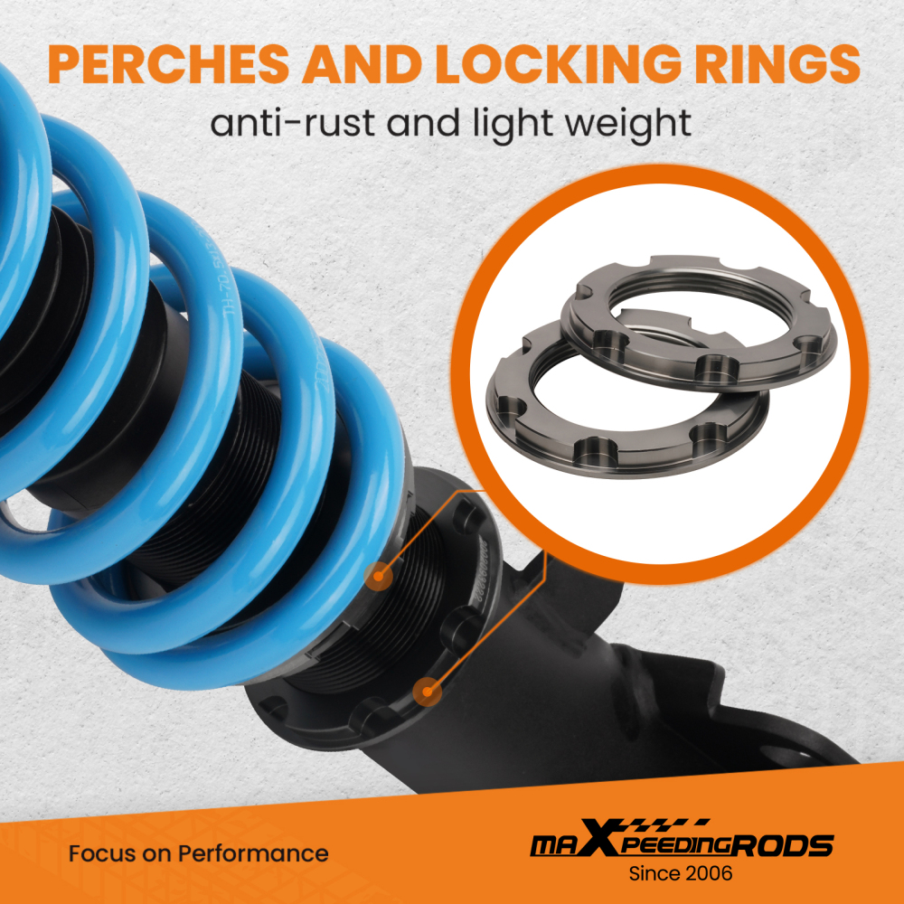 MaXpeedingrods 24-WAY Coilover Lowering Kits Compatible For Mitsubishi Eclipse 2000-2005
