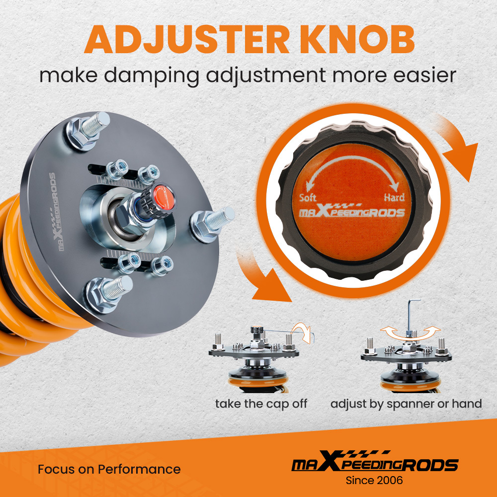 Complete Coilovers Ammortizzatori Kit compatibile per Mitsubishi Eclipse 1995-99 Adjustable Lowering Kit