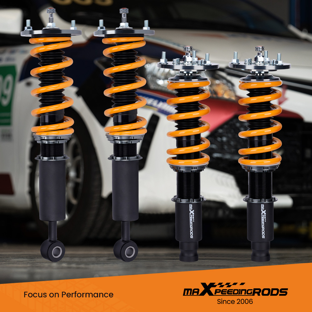 Complete Coilovers Ammortizzatori Kit compatibile per Mitsubishi Eclipse 1995-99 Adjustable Lowering Kit